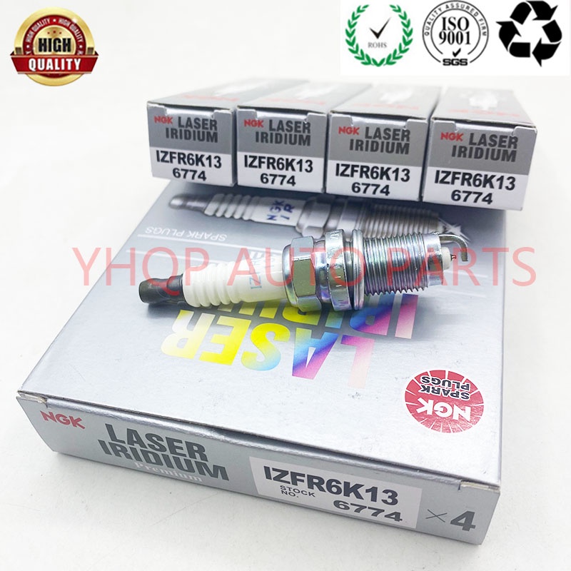 หัวเทียน NGK IZFR6K13 6774 ของแท้ Iridium Platinum HONDA CITY / JAZZ / BRV