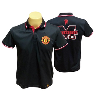 เช็คสินค้าก่อนสั่งซื้อเท่านั้น!!!!!   เสื้อโปโล แมนยู MUFC-011 (BLACK) สีดำ