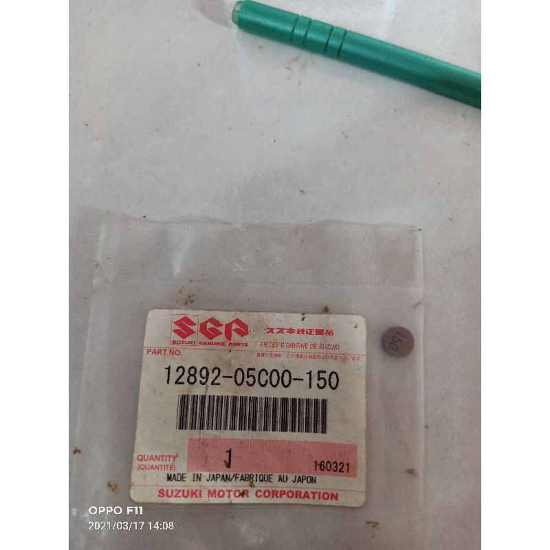 SIM VALVE SIM TAPPET SATRIA FU150 SIZE 150 SGP JAPAN ดั้งเดิม