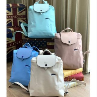 ส่งฟรี🔥 สีพาสเทล กระเป๋าเป้ Longchamp Pastel LE PLIAGE Club Backpack