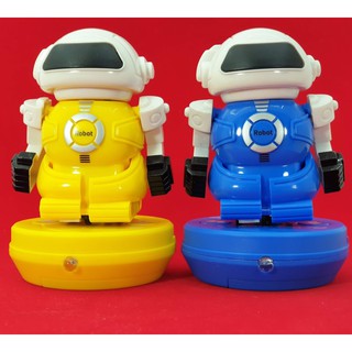 หุ่นยนต์กระป๋อง  Mini Robot ออกแบบสวยงามน่ารัก มีไฟ เดินหน้า ถอยหลัง_RC2128