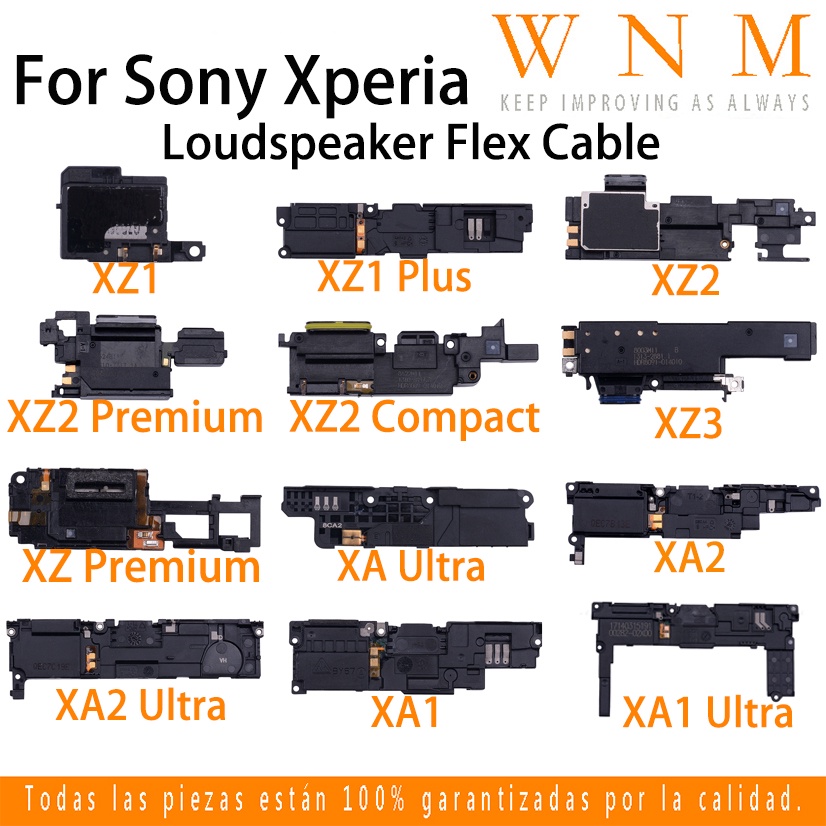 คุณภาพสูงสําหรับ Sony Xperia XZ XZ1 plus XZ2 XZ3 Premium Compact XA1 XA2 Ultra ด ้ านหลัง Buzzer Ringer โมดูลลําโพงลําโพง Flex สายลําโพง Ringer Replaceme