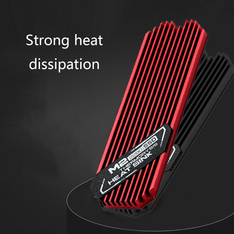 Ah Heatsink NVME PCI-E สําหรับ M 2 2280 SSD Cooling Pad ฮาร์ดดิสก์ฮีทซิงค์ Cooler Therm