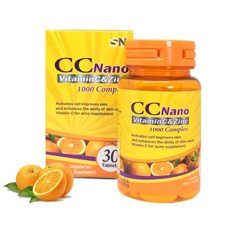 CC Nano Vitamin C &amp; Zinc 1000 Complex ซีซี นาโน วิตามินซี&amp;ซิงค์