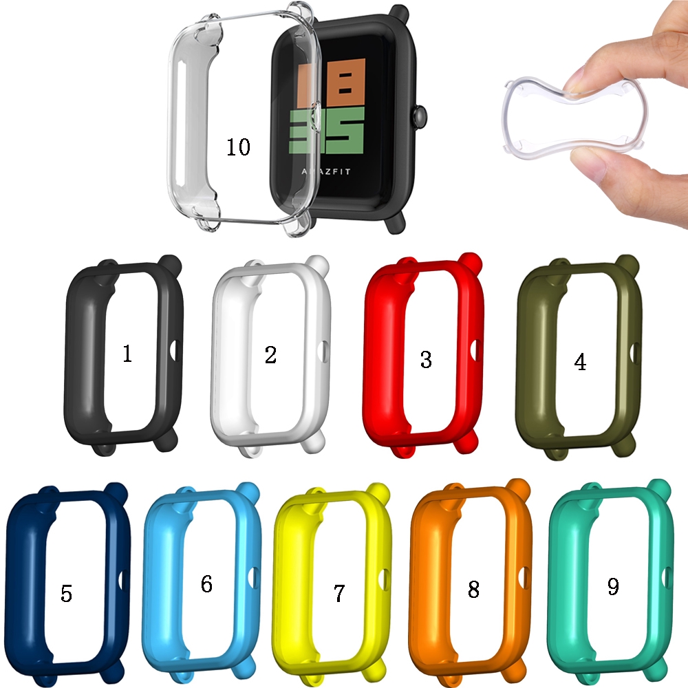 ตัวป้องกัน เคส TPU แบบนิ่ม สำหรับ Huami Amazfit Bip Lite 1S U