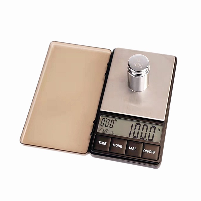 [ จัดส ่ งในวันเดียวกัน ] 1,000g/0.1g, Timer Mini Coffee Scale Drip Tray with Timer Coffee Scale Digital Pocket Scale Portable Electronic Scale Baking Scale