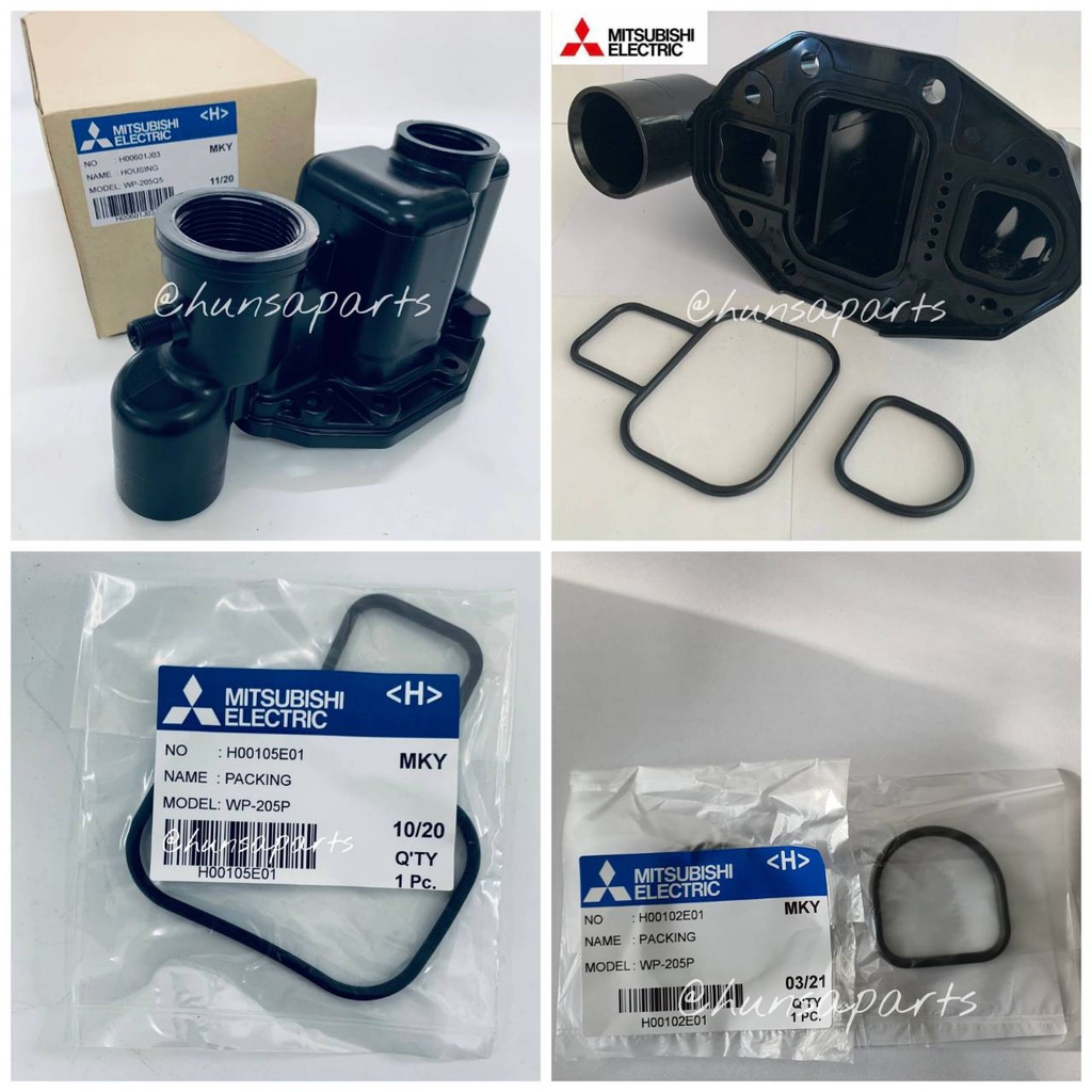 หัวเรือนปั๊ม ฝาเรือนปั๊ม พร้อมโอริง Housing WP Mitsubishi Pump อะไหล่ปั๊มน้ำมิตซูบิชิแท้ H00601J03  