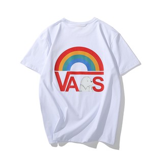 Vans PIUVEY เสื้อยืดแขนสั้น ทรงหลวม แฟชั่นฤดูใบไม้ผลิ และฤดูร้อน สําหรับผู้หญิง