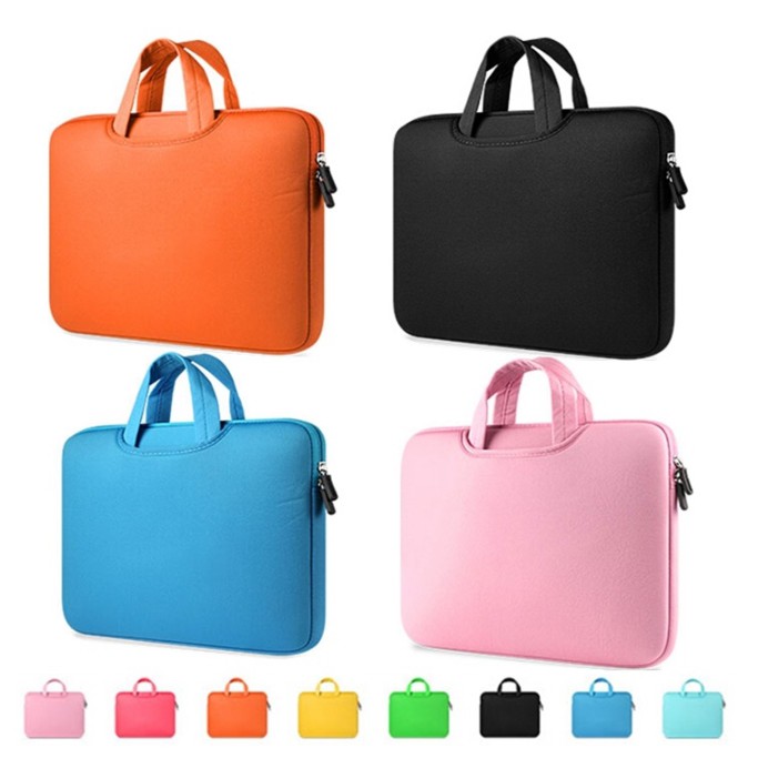 กระเป๋าโน๊ตบุค 15.6 นิ้ว รุ่น colorful บุฟองน้ำ