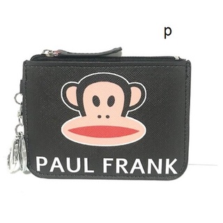 PAUL FRANK BB กระเป๋าใส่บัตร และ ช่องใส่บัตร ใส่แบงค์ มีซิป ก้ามปู ห่วง เอนกประสงค์ ลาย PAUL FRANK BB สวยงาม   MANOPNEST