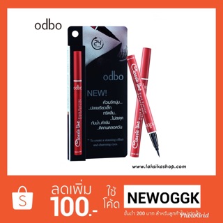 OD310 odbo Classic Line Black Eyeliner โอดีบีโอ อายไลเนอร์สูตรกันน้ำ หัวเมจิกนุ่ม ปลายเรียวเล็ก