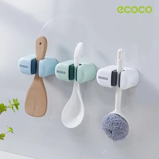 [พร้อมส่ง]Ecoco ที่แขวนไม้ถูพื้น ที่แขวนไม้กวาด ติดผนัง รุ่นไม่ต้องเจาะ ที่แขวนไม้ถูพื้น ที่หนีบไม้กวาด รับน้ำหนักเยอ