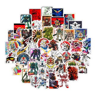 GUNDAM สติ๊กเกอร์ลายการ์ตูนกันน้ํา 50 ชิ้น