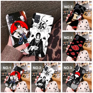 Silicone phone Case OPPO A15 A15s A5 A9 A8 A31 A32 A53 A73 2020 F5 F7 F9 Pro A7X Casing ZH200 NARUTO Akatsuki Sasuke Soft Cover