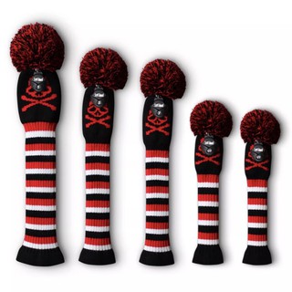 คลุมหัวไม้กอล์ฟ  POM POM WOOD KNIT HEAD COVER #1 #3 #5 #UT