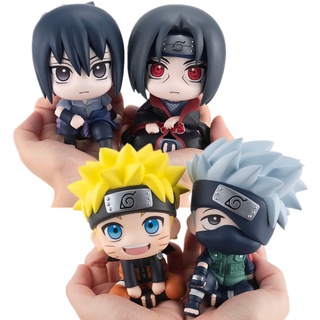 ของเล่นโมเดลฟิกเกอร์ Naruto Q Ver. Anime Look Up Hatake Kakashi Uzumaki Sasuke Itachi 8 ซม. สําหรับเด็ก