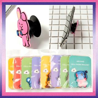 KPOP BTS  Mobile Phone Bracket Bt21 TATA COOKY CHIMMY Cartoon Phone Bracket