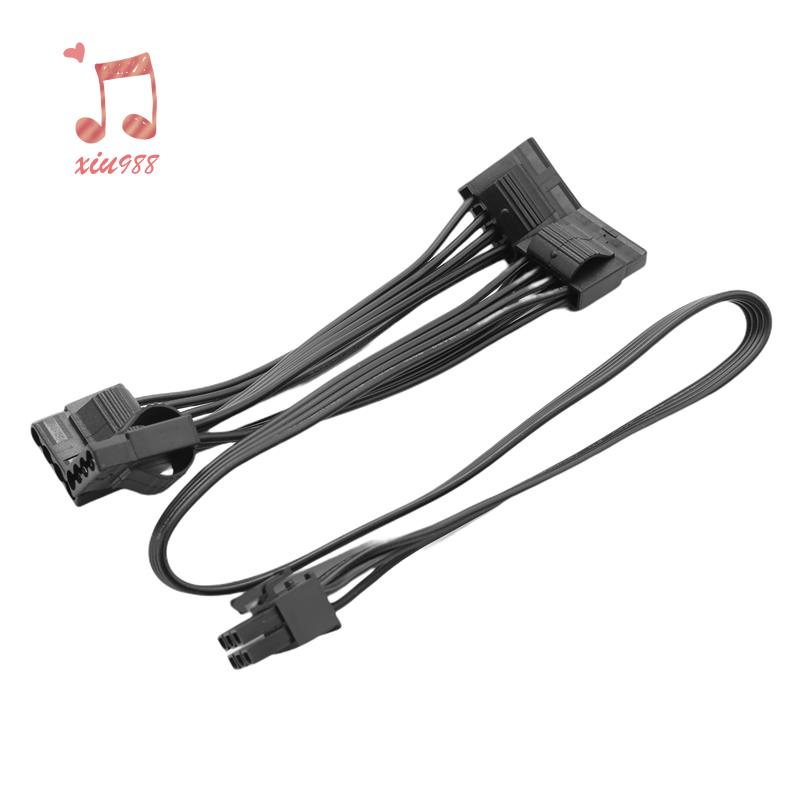 สายเคเบิลพาวเวอร์ซัพพลาย 6Pin เป็น 4 Molex ular 6Pin เป็น 4 IDE สําหรับ CORSAIR RM1000X RM850X RM750