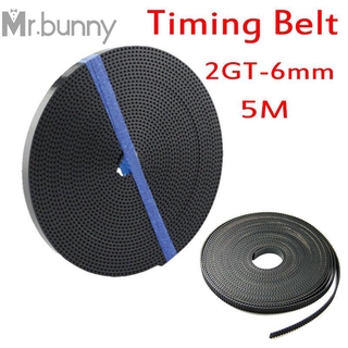 5M GT2 Open Rubber Timing Belt 2GT 6mm Width For 3D Printer CNC Reprap Prusa i3