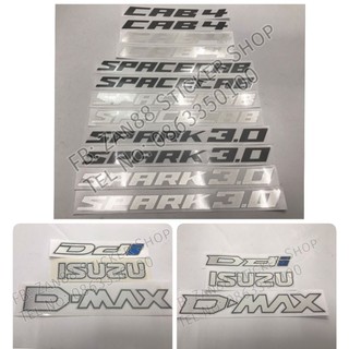 สติ๊กเกอร์ D-MAX/SPARK3.0/CAB4/SPACE CAB/3.0 สติ๊กเกอร์ฝาท้าย Ddi สำหรับรถ ISUZU D-MAX Blue power