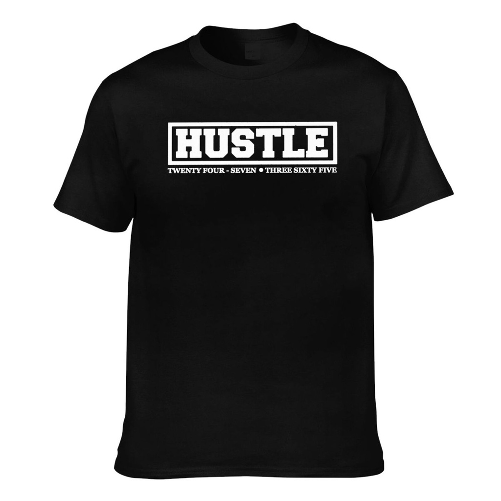 เสื้อยืดแขนสั้นผู้ชาย Hustle 247 365