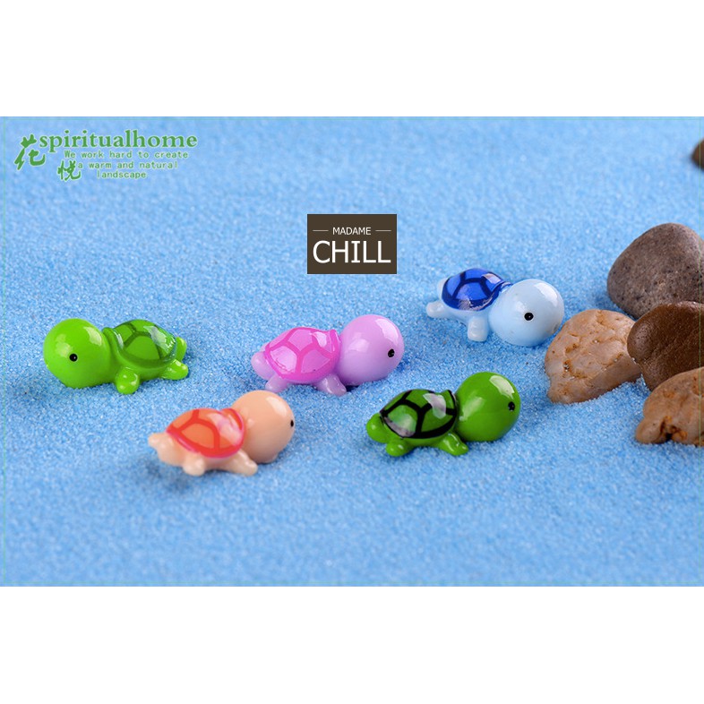 [MC111] ตุ๊กตุ่นจิ๋ว เต่าสีสัน ตัวเล็ก (1 ตัว ราคา 5 บาท)