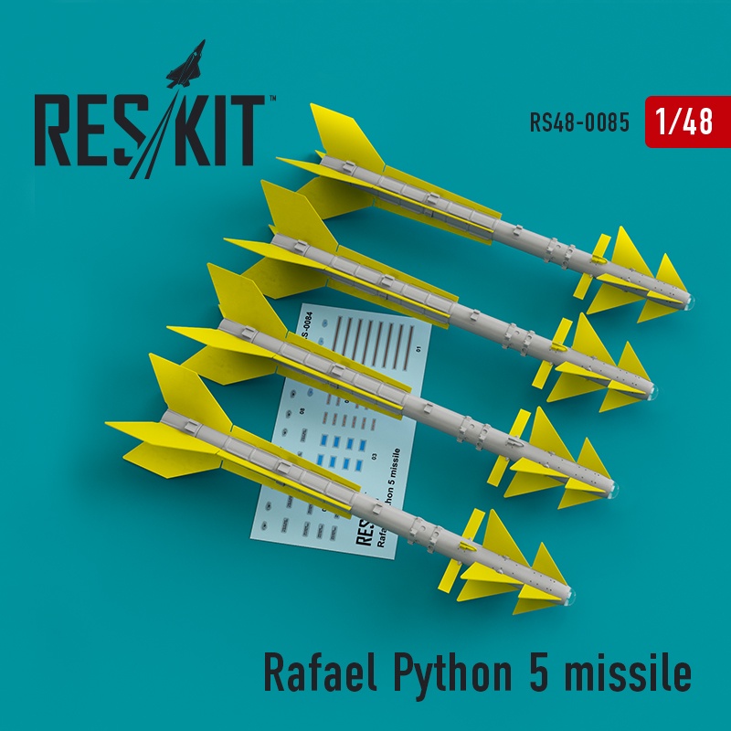 RS48-0085 Rafael Python 5 missile (4 pcs) (1/48)