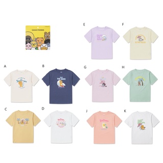 🎀【พร้อมส่ง】 KAKAO FRIENDS x TOPTEN Kids Unisex T-shirts summer short-sleeved