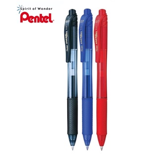 Pentel ปากกาเจล EnerGel BL107ขนาด 0.7มม. (ราคาต่อ 1 ด้าม) มี ให้เลือก 3 สี น้ำเงิน แดง ดำ