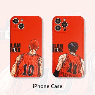 เคสโทรศัพท์มือถือ กันกระแทก ลายการ์ตูน Sakuragi Flower Road Rukawa Maple Slam Dunk สําหรับ iPhone 14 13 11 12 Pro Max 7 8 Plus 14plus X XR XSMax iPhone11