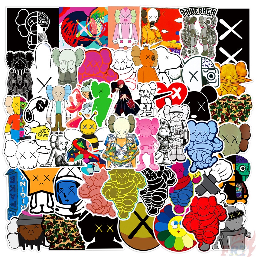 ❉ สติกเกอร์ Kaws Series 02 ❉ สติกเกอร์แฟชั่น กันน้ํา DIY 50 ชิ้น/เซต