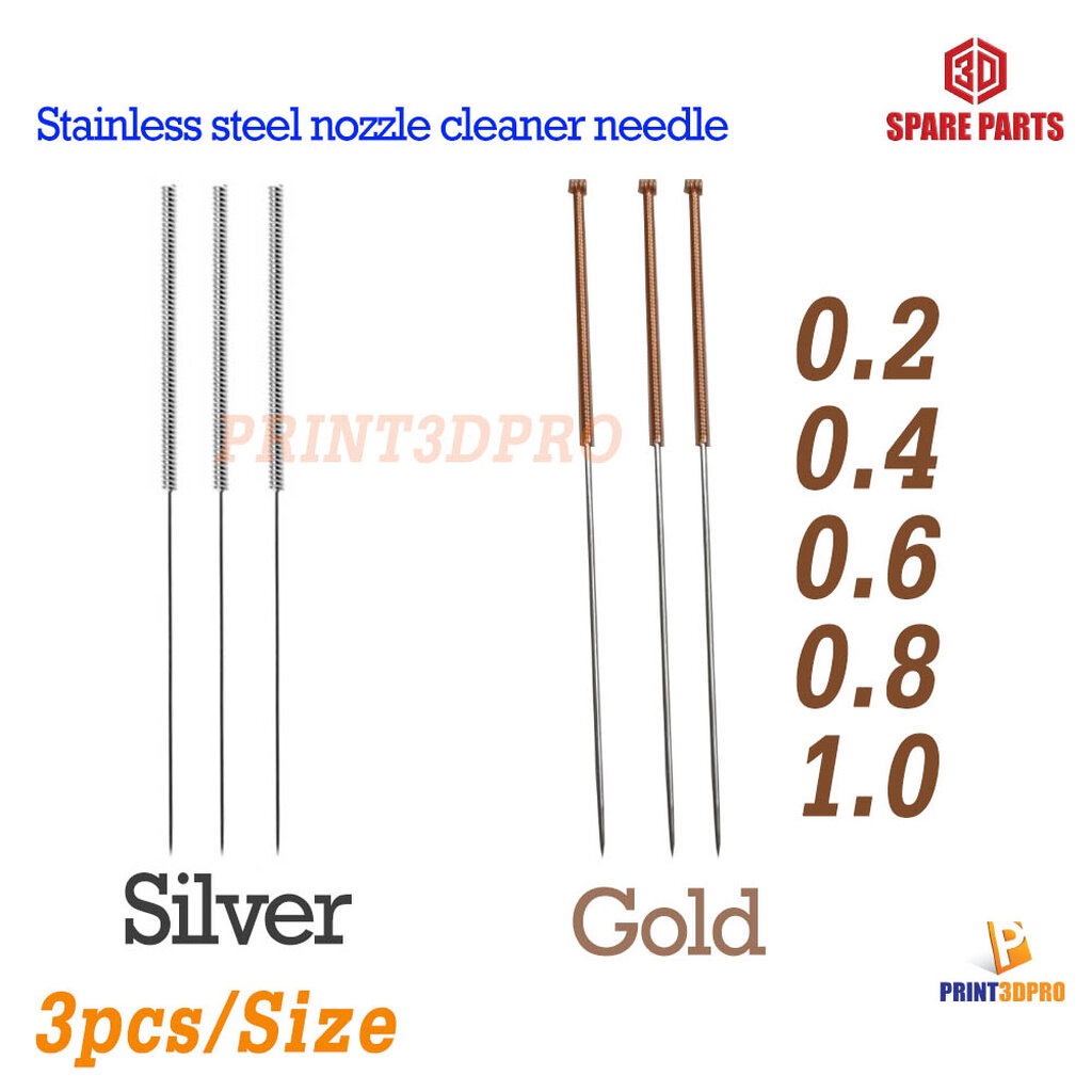 3D printer Part cleaner needle Stainless Steel Nozzle Cleaner