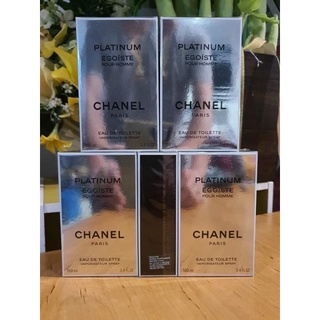 CHANEL PLATINUM EGOISTE POUR HOMME EDT 100ML ซีล ป้ายกัวลาลัมเปอร์ สินค้าหายากกก (หิ้วเคาน์เตอร์ ตปท)