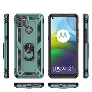 เคสโทรศัพท์โลหะแม่เหล็กกันกระแทกป้องกันการกระแทกสําหรับ Motorola Moto G9 Plus/G9 Power/G9 Play/G9/E7 Plus/G8 Power Lite/G 5G Plus/One