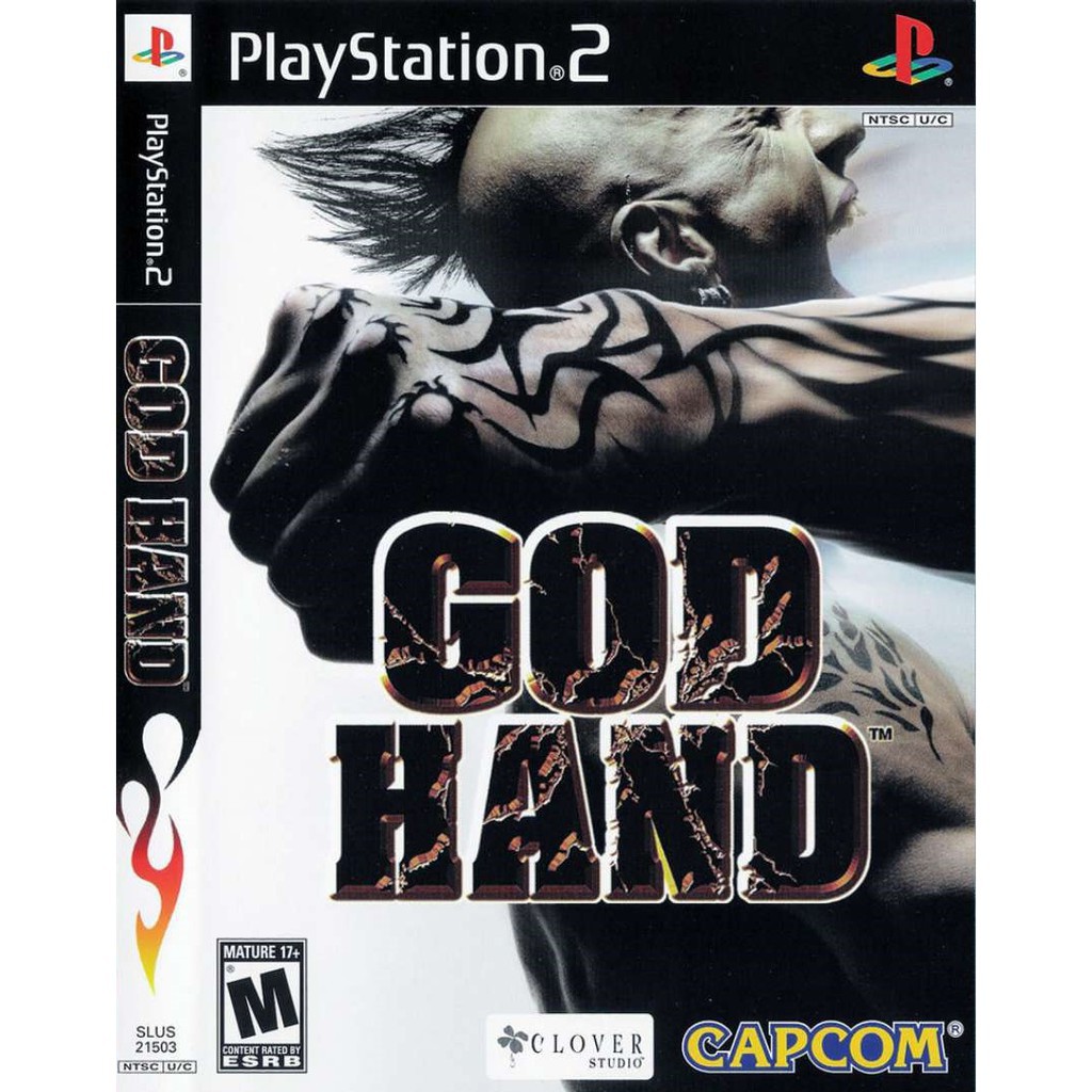 ps5 แผ่นเกมส์ ps2 ps4 มือสอง แผ่นเกมส์ God Hand PS2 Playstation2 คุณภาพสูง ราคาถูก