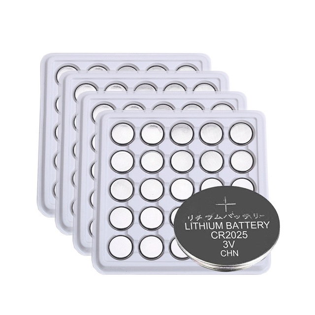 100/200/500PCS CR2025 3V Lithium Coin Cells Button Battery BR2025 DL2025 KCR2025 2025 L12 EE6226 for