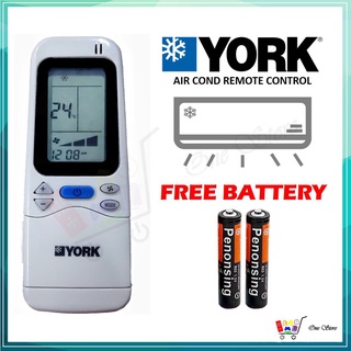 York yk03 รีโมตควบคุมเครื่องปรับอากาศ