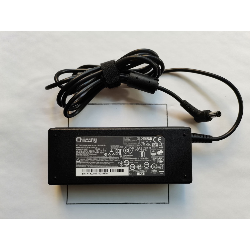NEW Chicony 19V 4.74A 90W A10-090P3A 5.5mm*2.5mm AC Adapter For MSI CX61 2QF MS-16GD Gaming Laptop O