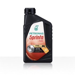 น้ำมันเครื่อง PETRONAS SPRINTA F100 ขนาด 0.8 L SAE 40