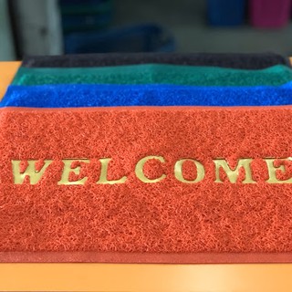 พรมเช็ดเท้าดักฝุ่น Welcome หลากสี (60*90)