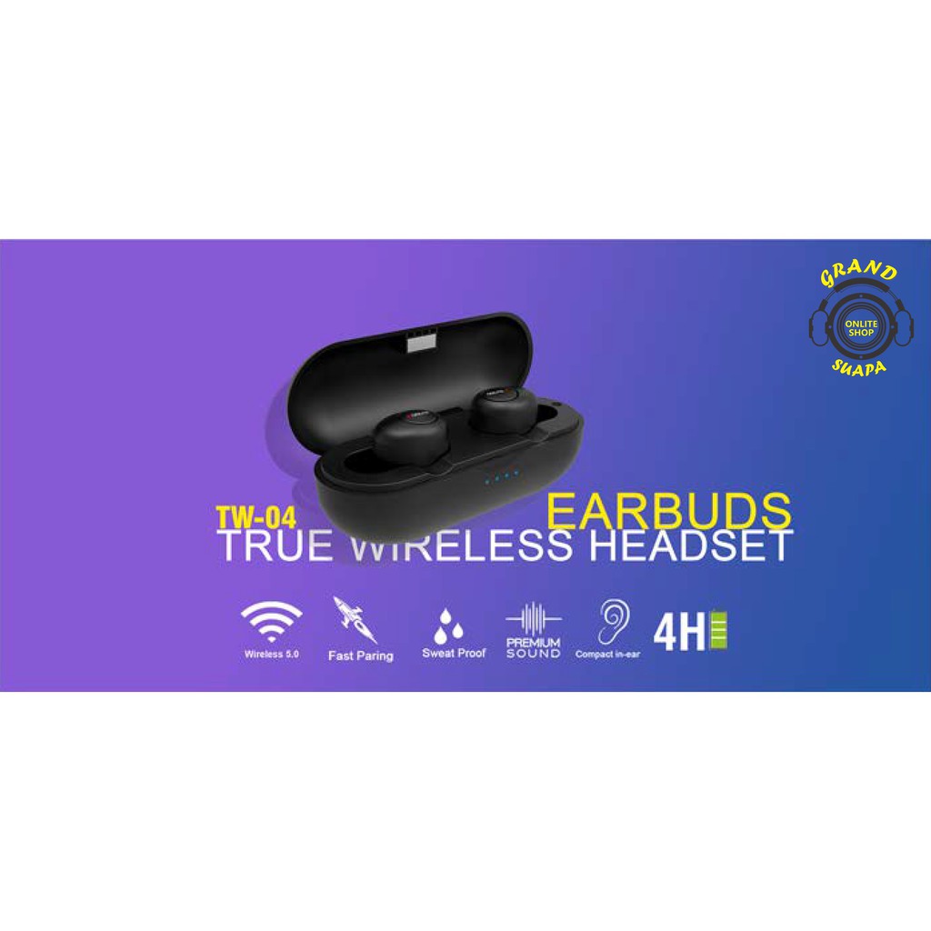 ONLITE EARBUDS  TRUE WIRELESS HEADSET TW-04