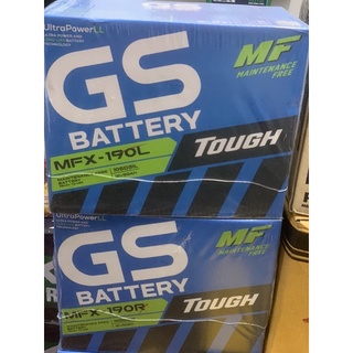 MFX-190L/R แบตเตอรี่รถยนต์ใหม่จากโรงงานราคาพิเศษ GS Battery กึ่งแห้ง (Maintenance Free) MFX190 กระบะ ตู้ - 90 แอมป