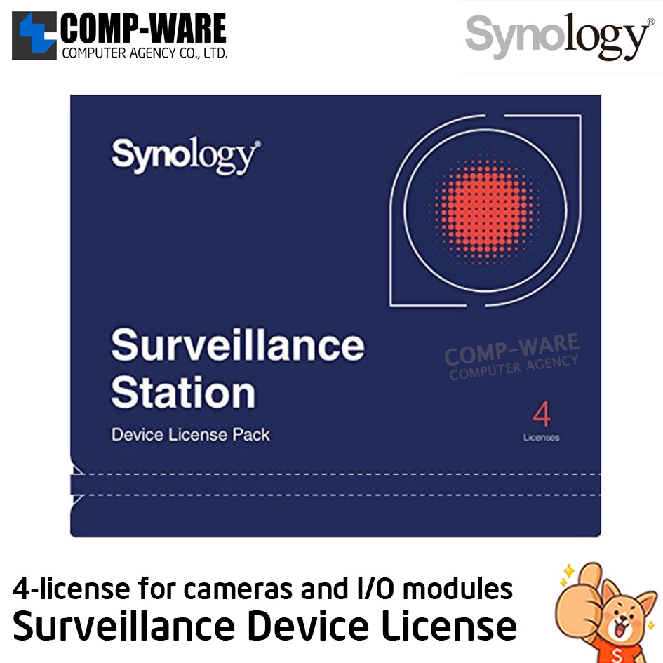 Synology IP Camera License Pack for 8 (CLP8)