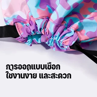 💦กระเป๋าใส่ชุดว่ายน้ำเด็ก ความจุสูง ถุงใส่ผ้าเปียก แยกส่วนเปียกและแห้ง กันน้ำ PVC