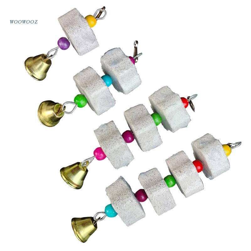 lucky Bird Molar Toy Parrot Grinding Stone Bird Cage Accessories Parakeet Toy
