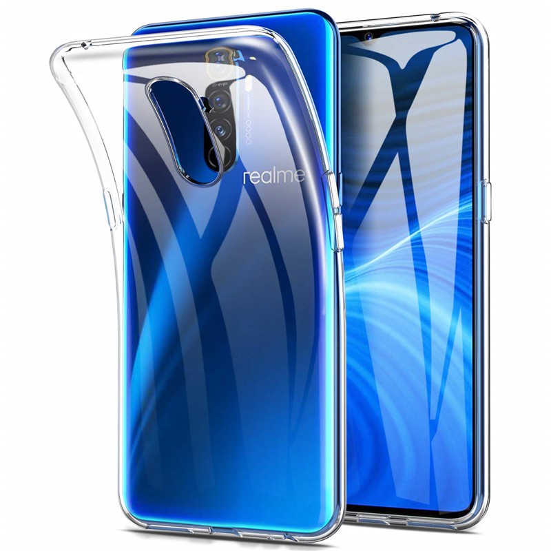 เคสสำหรับ โปร่งใส Realme X2 Pro เคส เคสซิลิโคน Soft Back
