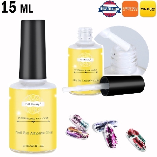 กาวสำหรับฟอยล์ติดเล็บ กาวติดฟอยล์ 15มล. อุปกรณ์แต่งเล็บ Full Beauty 15ml Nail Glue For Transfer Foil Sticker Nail Foil