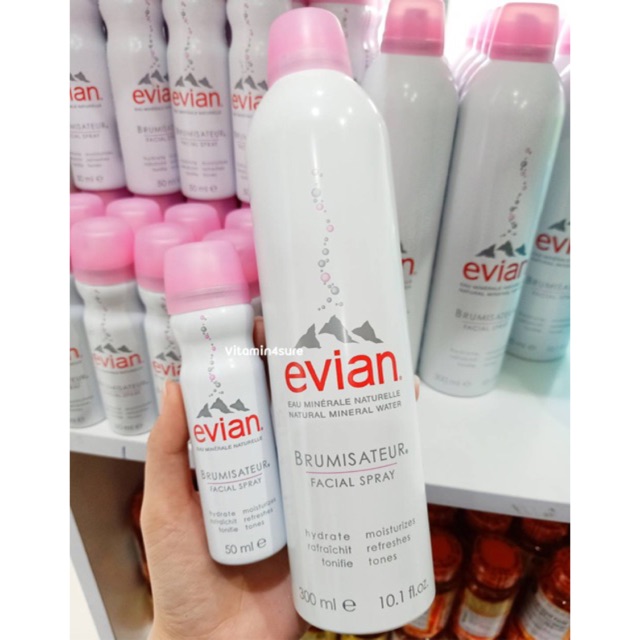 พร้อมส่ง‼️ สเปรย์น้ำแร่ Evian น้ำแร่ เอเวียง