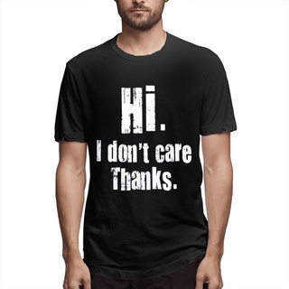 ถูกสุดๆพร้อมส่ง เสื้อยืดแขนสั้นลําลอง พิมพ์ลายกราฟฟิค I Dont Care Thank หลากสี แฟชั่นยอดนิยม สําหรับผู้ชาย