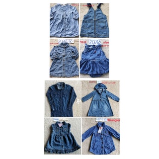 เดรส เดรสยีน Baby Gap Old navy Wrangler Guessไซส์70-140